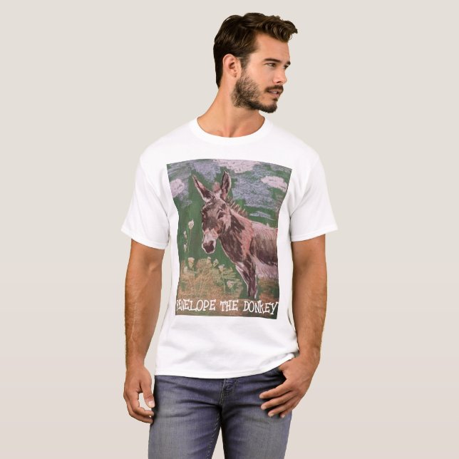 Penelope o burro VOCÊ CAMISETA (Frente Completa)