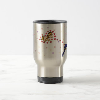 Pengi ama a caneca de viagem do uniko