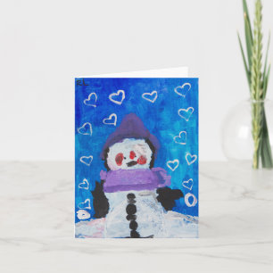 Penguin ama Cartão de inverno