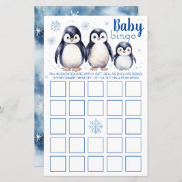 Penguin Baby Bingo Game - Tema de inverno