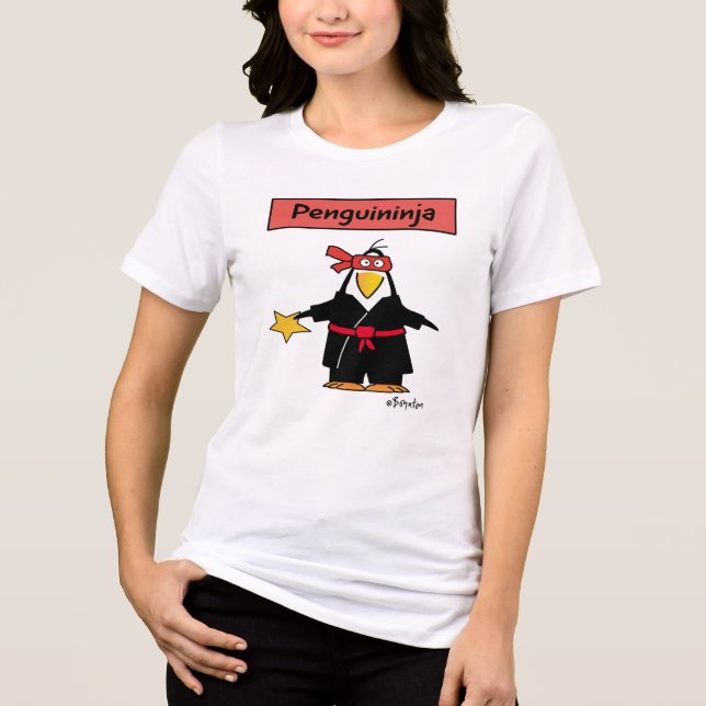 PENGUININJA penguin ninja by Sandra Boynton T-Shir (Frente)