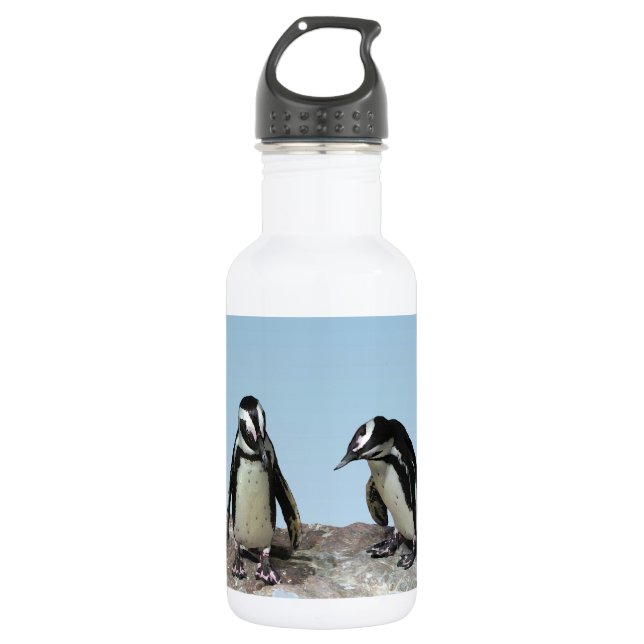 Penguins 18oz Garrafa de Água (Frente)