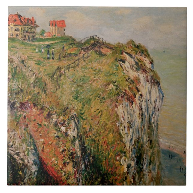 Penhasco de Claude Monet | em Dieppe, 1882 (Frente)