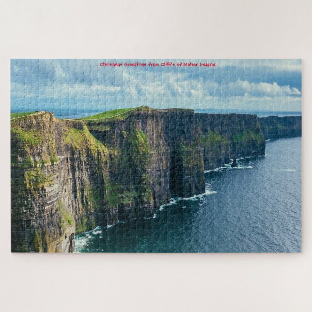 Penhascos de Moher Irlanda. Quebra-cabeça (Horizontal)