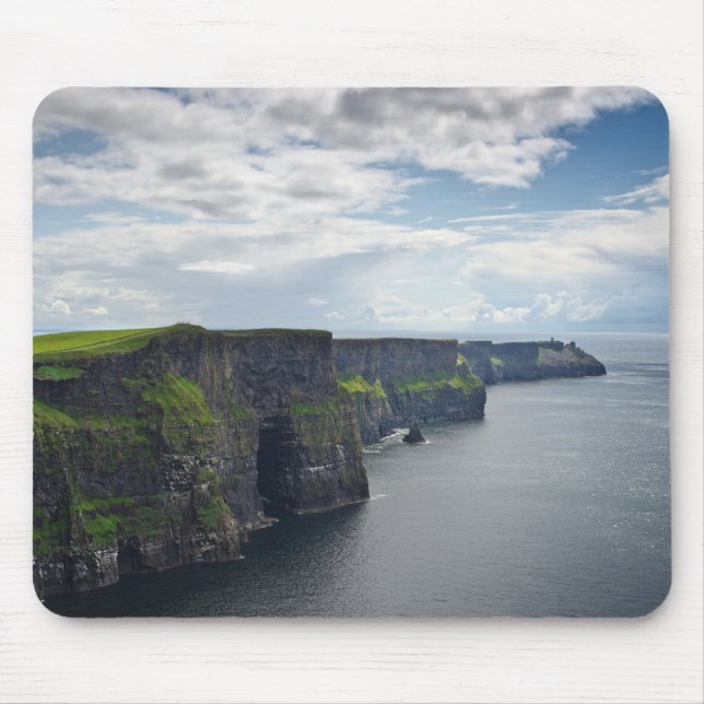 Penhascos de Moher no mousepad de Ireland (Frente)