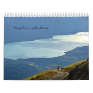 Península cénico de Kenai, calendário de Alaska