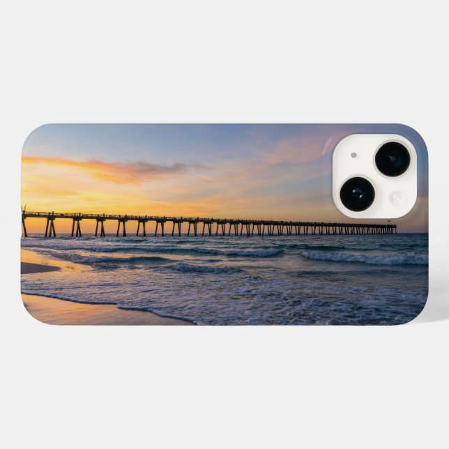 Pensacola Pier Shoreline Sunrise capas de iphone (Verso (horizontal))