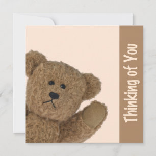 Pensamento de você cartão de cumprimentos