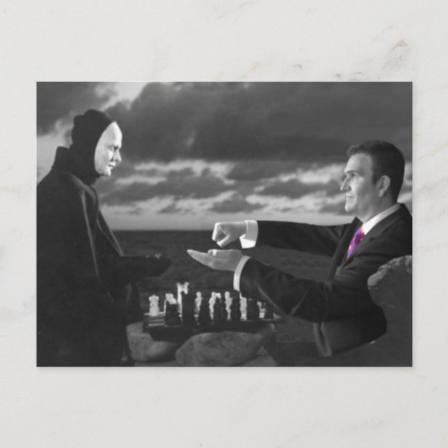 Pensamento fora do cartão da caixa (TM) (Frente)