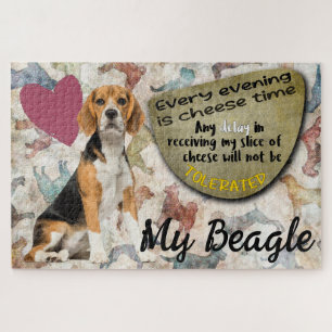 Pensamento hilário de seu Quebra-cabeça Beagle Jig