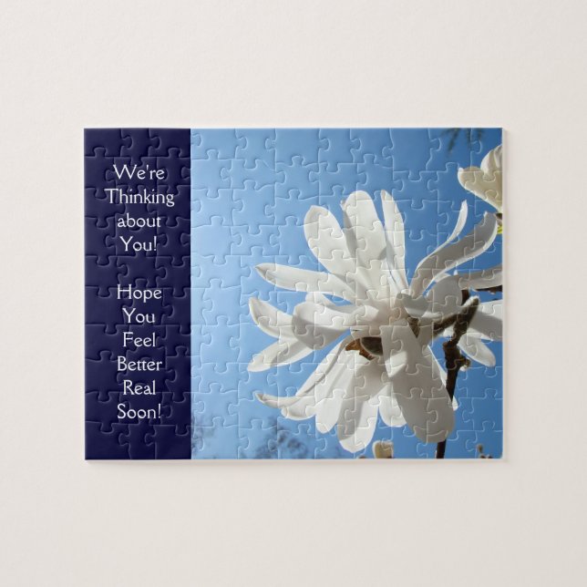 Pensamento sobre você! o quebra-cabeça obtem (Horizontal)