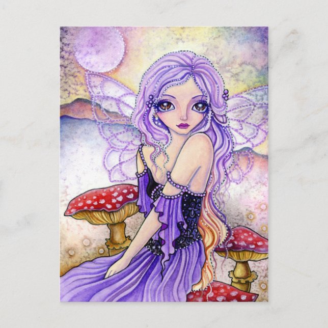 Pensamentos Inquietos - Cartão Postal (Frente)