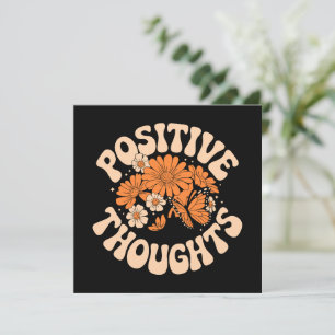 Pensamentos Positivos - Flores e Borboletas