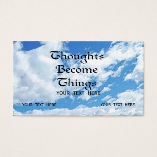 Pensamentos Se Tornam Coisas Positivas