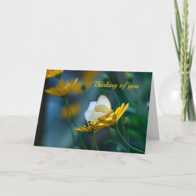 Pensando em seu cartão de saudação (Frente)