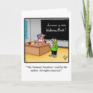 Pensando Em Seu Cartão De Saudação Humor