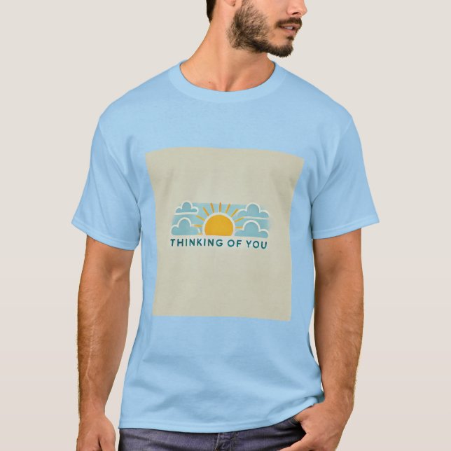 Pensando Em Sua Camisa De Sol Para Homens (Frente)