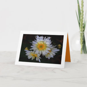 Pensando em você Cartão de condolências com Mãe