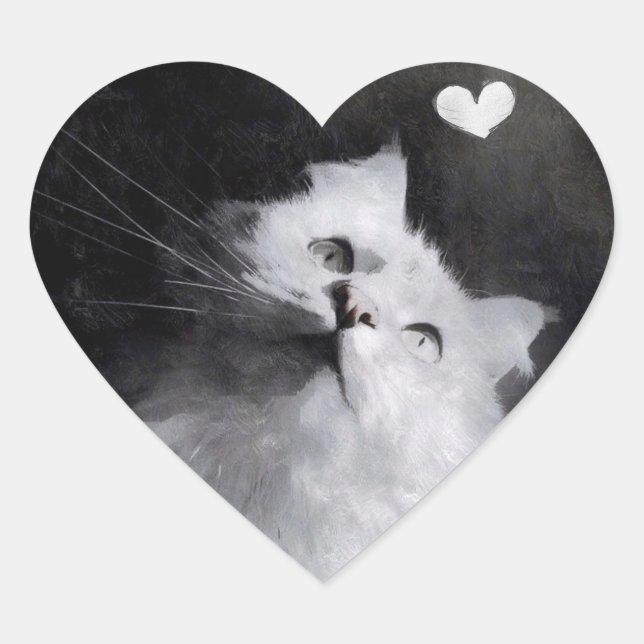 Pensando em você com adesivos do coração (Frente)