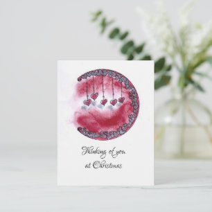 Pensando em você, fez um cartão de feriado