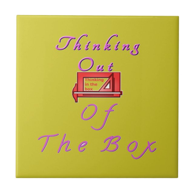 Pensando fora da caixa. (Frente)