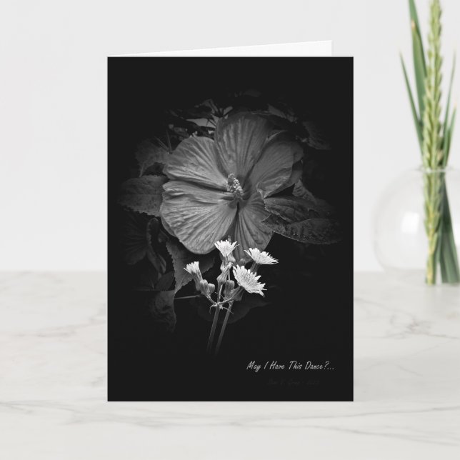 Pensando No Cartão De Saudação - Romântico (Frente)