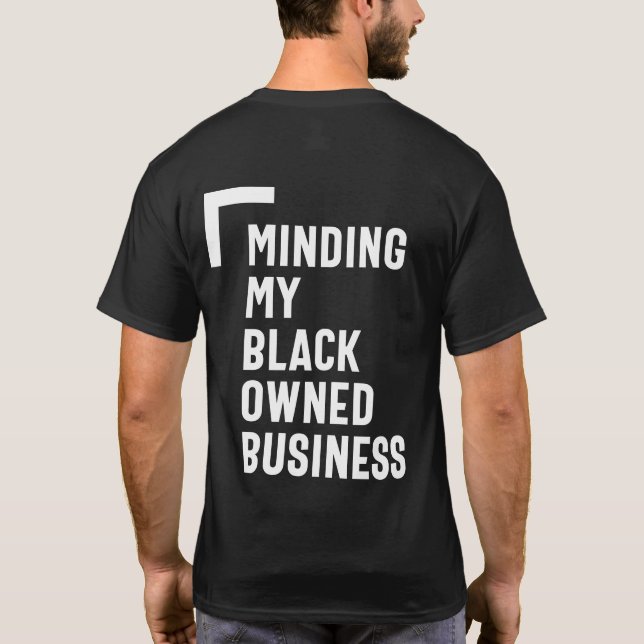 Pensando no meu empresário de camisa de negócios d (Verso)