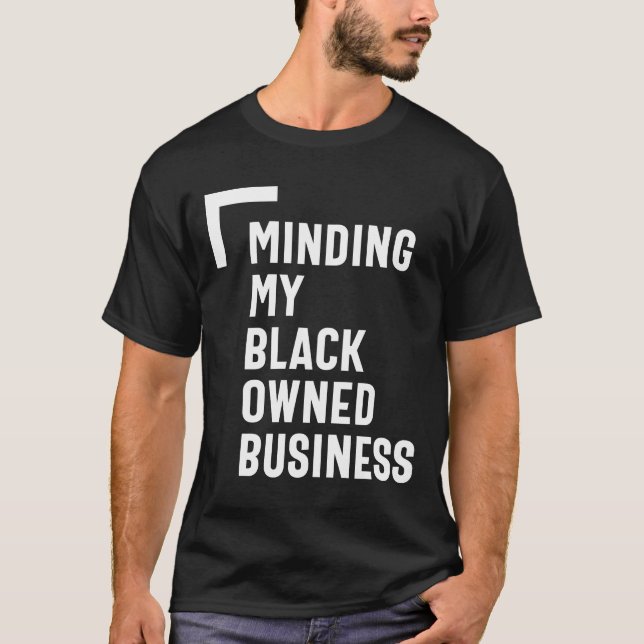 Pensando no meu empresário de camisa de negócios d (Frente)