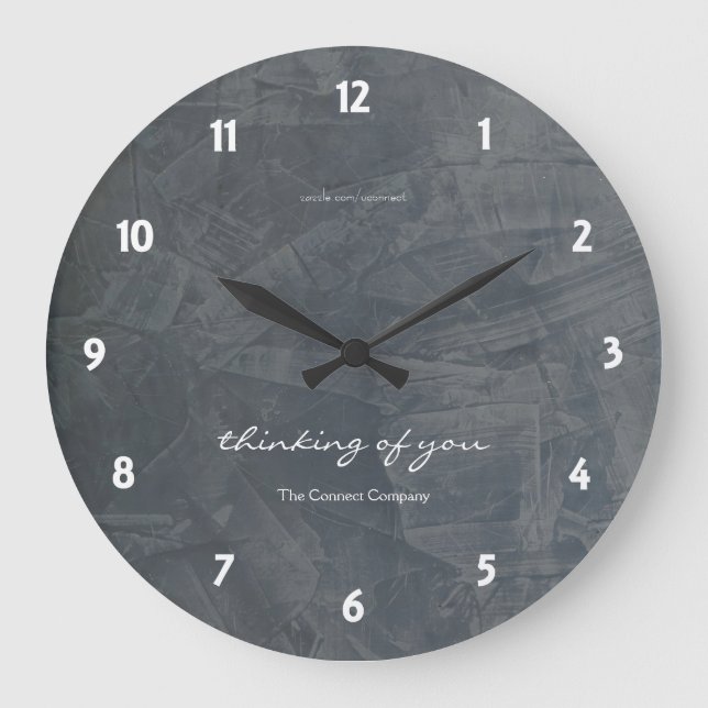 Pensando No Relógio De Parede De Trás (Frente)