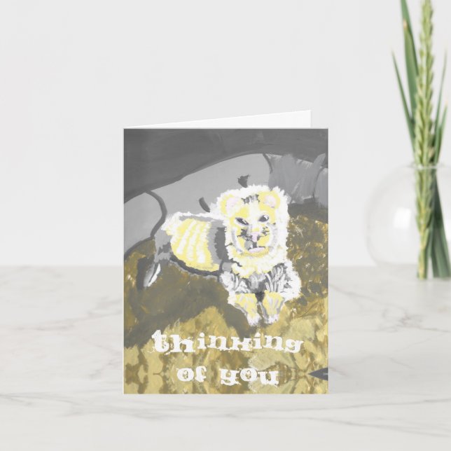 Pensando no seu cartão de furão (Frente)