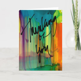 Pensando no seu Cartão de Nota de Vazio de Amor