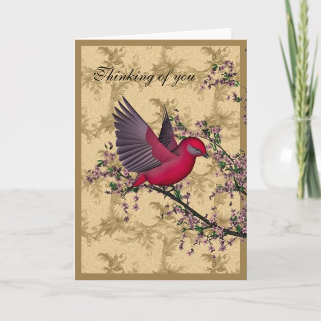 Pensando no seu cartão de saudação (Frente)