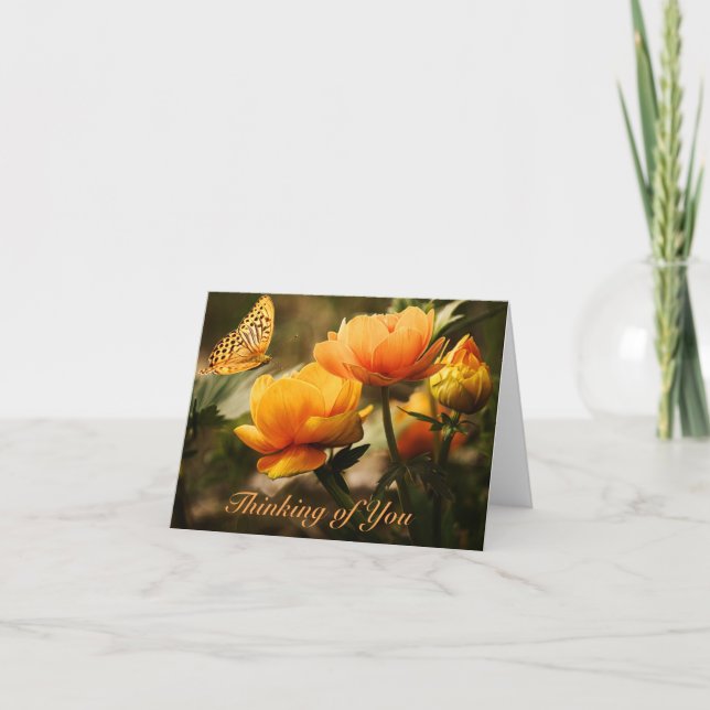 Pensando no seu cartão de saudação com Dentro Vazi (Frente)