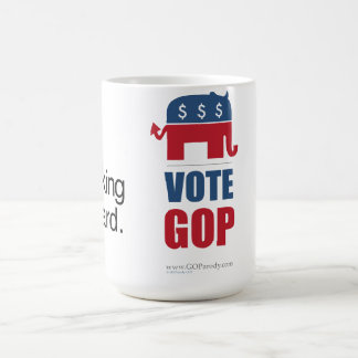 Pensar é caneca dura do GOP do voto