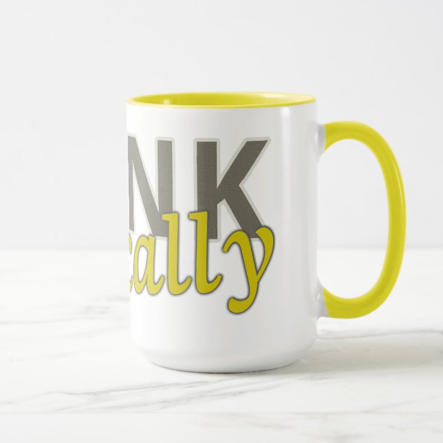 Pense canecas crìtica customizáveis (Direita)