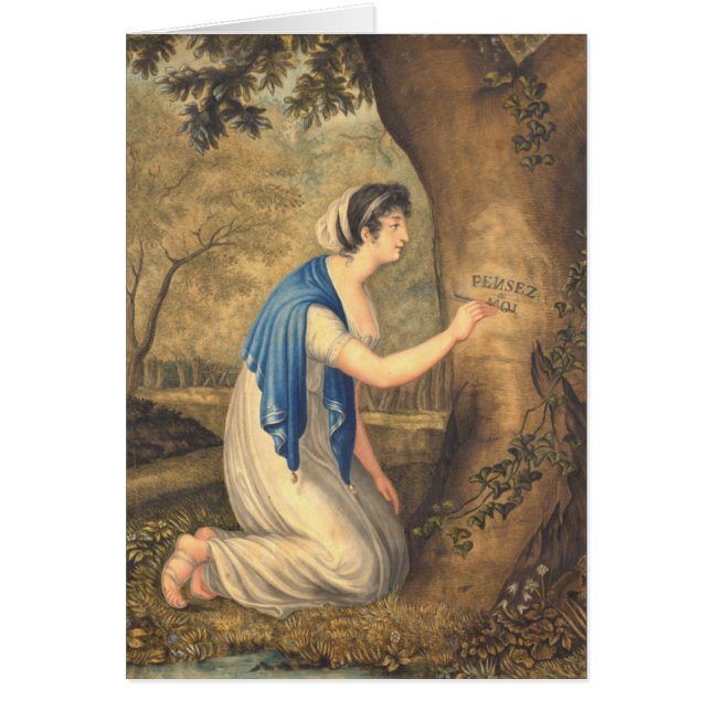 Pense de mim o cartão (Frente)