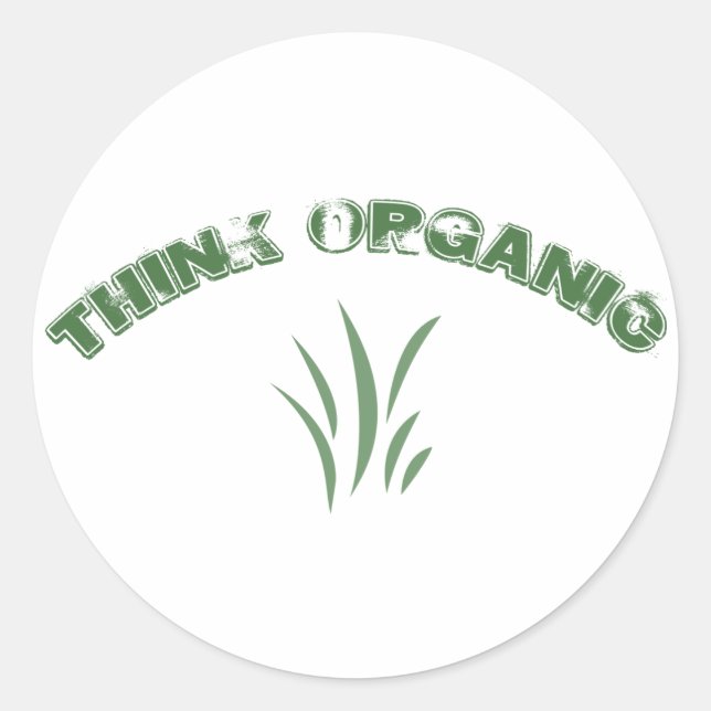 Pense em adesivos orgânicos (Frente)