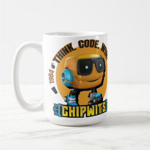 Pense em ChipWits. Código. Ganhe! Caneca