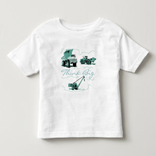 Pense em grandes Camisetas de construção e present