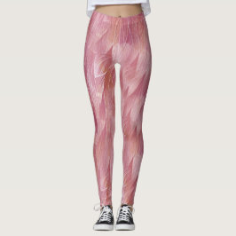 Pense em Pop Flamingo, cor-de-rosa, com leggings