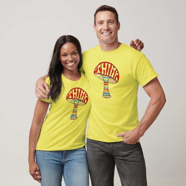 Pense Em Três Quartos De Camisa De Capa Por Megafl (Unissex)