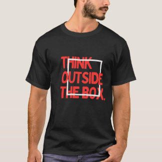 Pense Fora da Caixa - Camiseta de Motivação Criati