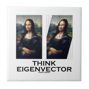 Pense o Eigenvector (Mona Lisa restaurada)