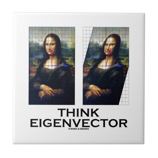 Pense o Eigenvector (Mona Lisa restaurada) (Frente)