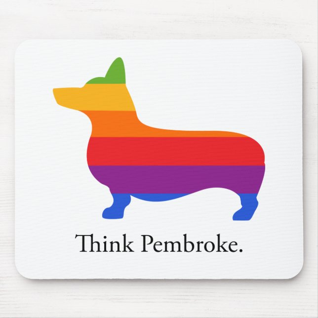 Pense o Pembroke Mousepad (Frente)