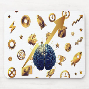 Pense Rápido, Pense Afiado – Mousepad Cerebral
