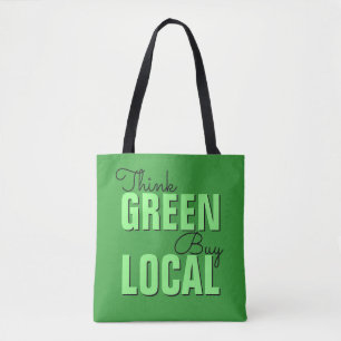 Pense verde, as bolsas do Local do comprar