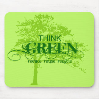 Pense verde Mousepad