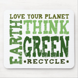 PENSE VERDE - mousepad