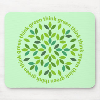 Pense verde Mousepad